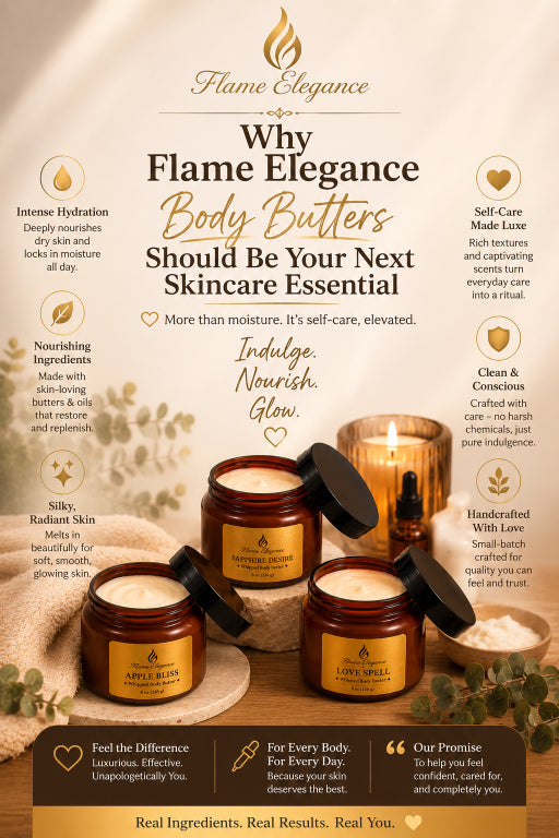Why Flame Elegance Luxe Whipped Body Butters are Different: The Truth About What You're Putting On Your Skin
