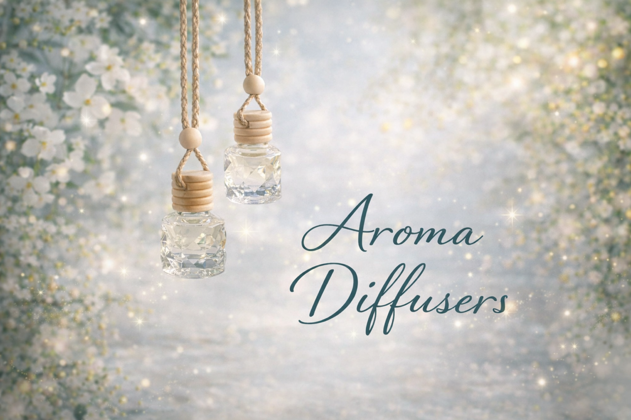 Crystal Aroma Diffuser- Essential Oil Car & Room Freshner