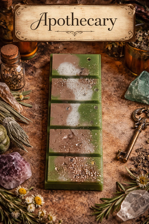 apothecary soy wax melt bar by flame elegance