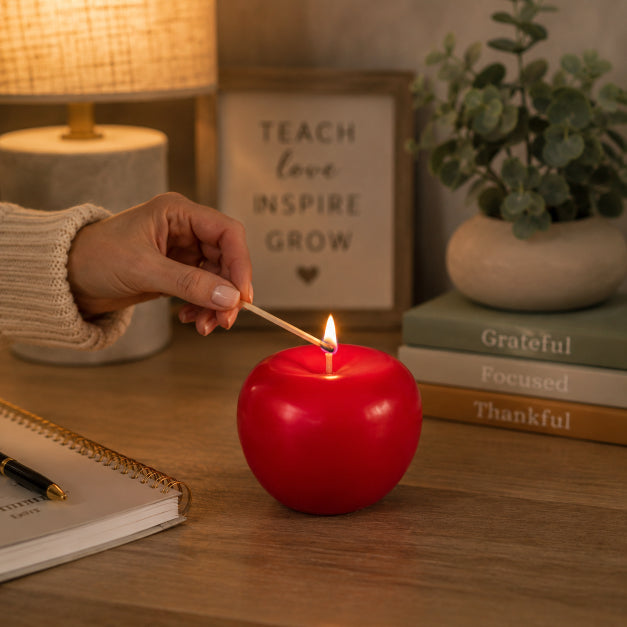 Apple Bliss I Elegant Apple Shaped Candle