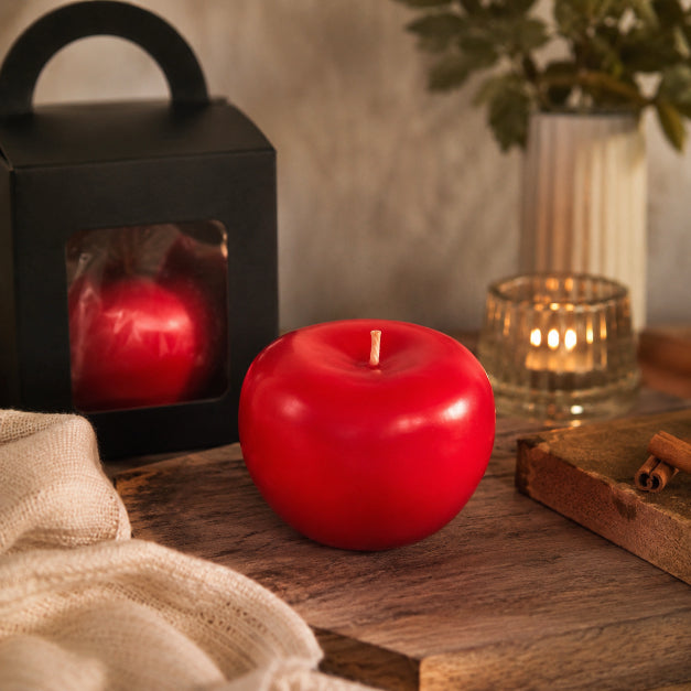 Apple Bliss I Elegant Apple Shaped Candle