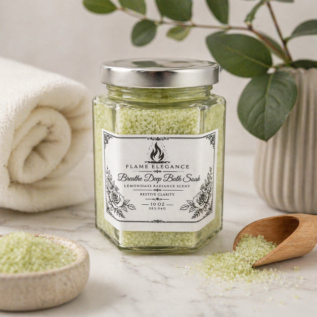 Eucalyptus Mist Bath Soak- Mineral Detox Bath Salts