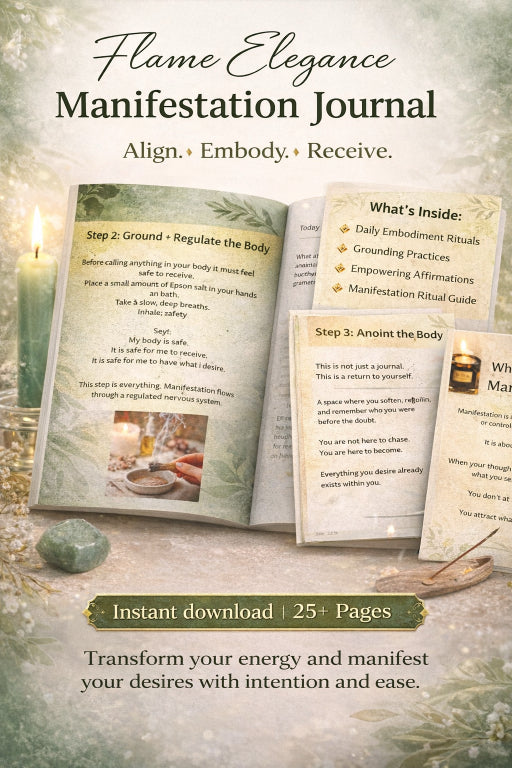 flame elegance manifestation journal. 