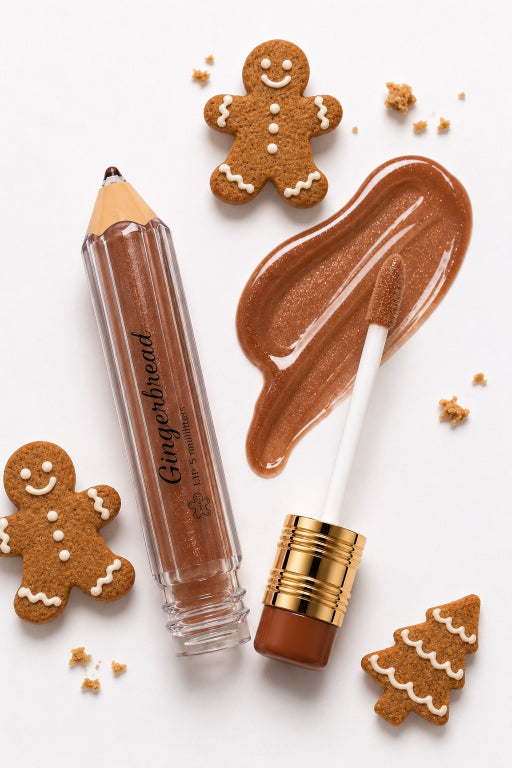 Gingerbread Luxe High-Shine Scented Vegan Lip Gloss