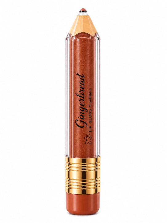 Gingerbread Luxe High-Shine Scented Vegan Lip Gloss
