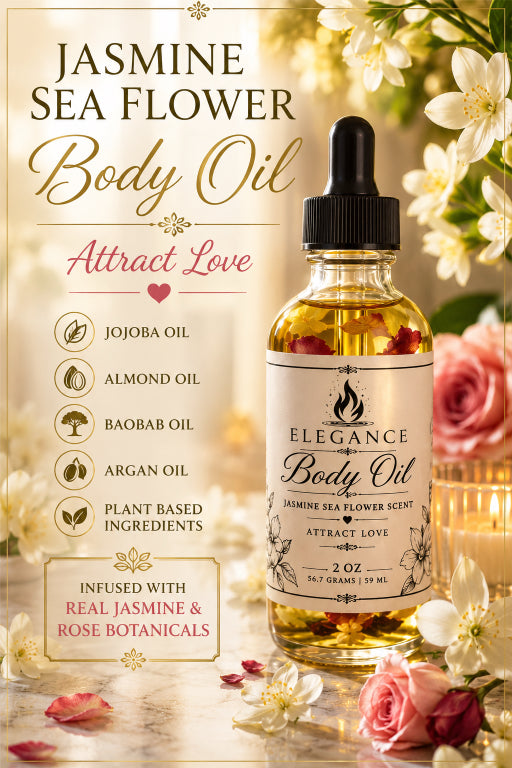 Jasmine Sea Flower Luxury Botanical Body Oil